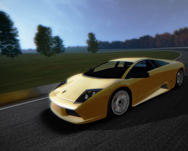 lambo motion blur