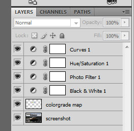 colorgrade layers